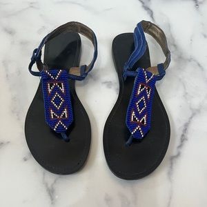 DVF Beaded Sandals